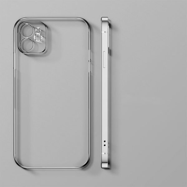 Transparent iPhone Case with Color Accent - Image 8